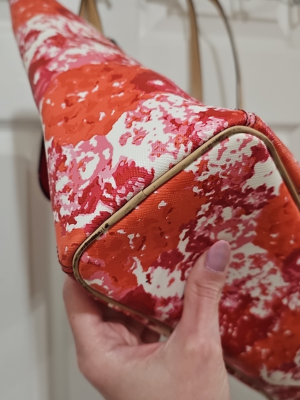 Coach Peyton Floral Print Zip Top Tote with Gold Hardware - Read Condition - Picture 7 of 16